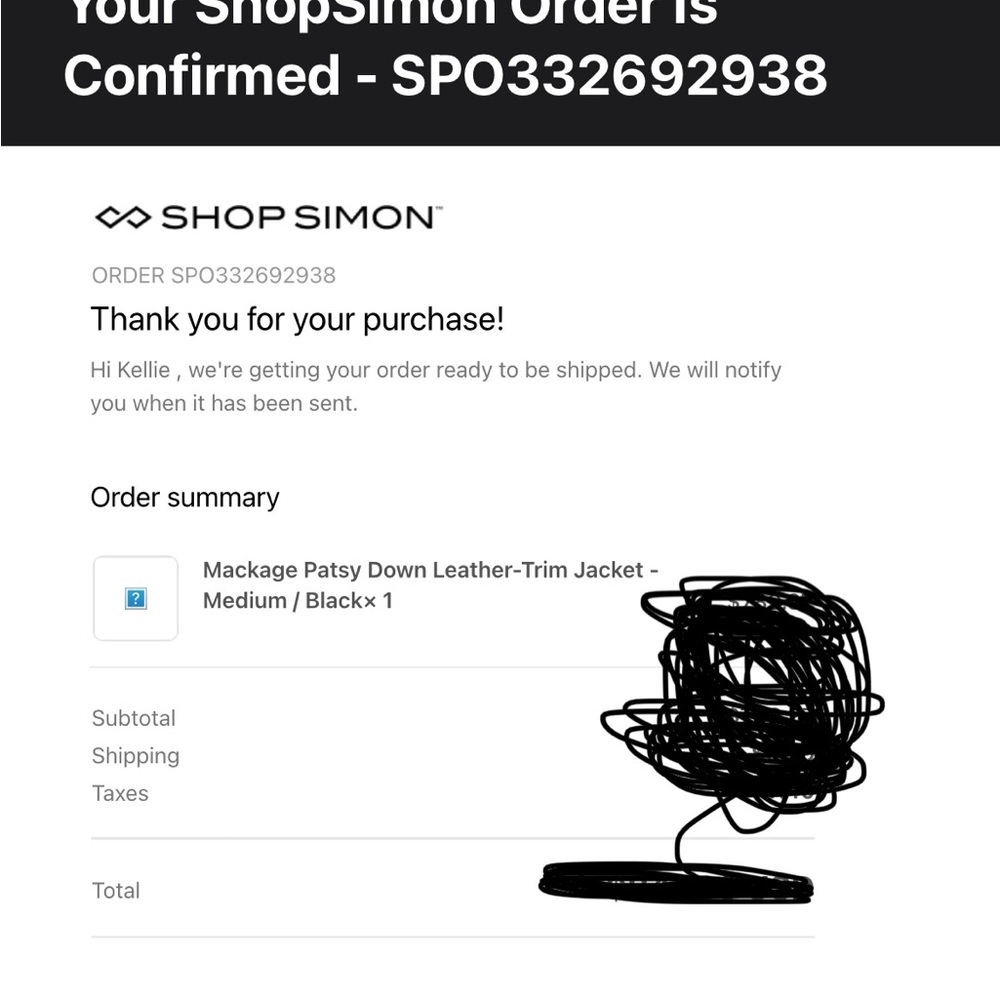 Mackage Patsy Agile with blue fox fur - Picture 2 of 2